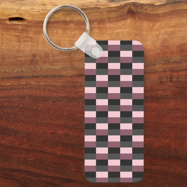 Dark Purple Color Combination Key Ring (Front)
