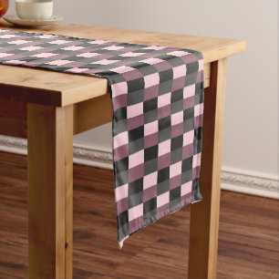 Dark Purple Color Combination Short Table Runner