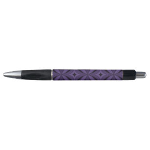 Dark Purple Coloured Retro Pattern