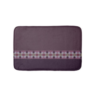 Dark Purple Designer Bath Mat