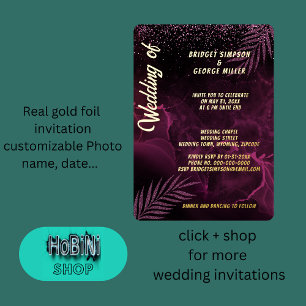 dark purple elegant classy wedding