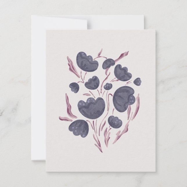 Dark Purple Flower Aesthetic (Front)