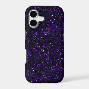Dark Purple Glitter Print