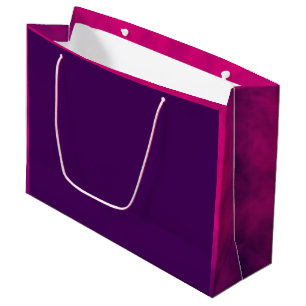 Dark Purple Magenta Gift Bag – Customizable