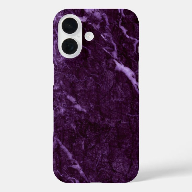 Dark Purple Marble Case-Mate iPhone Case (Back)