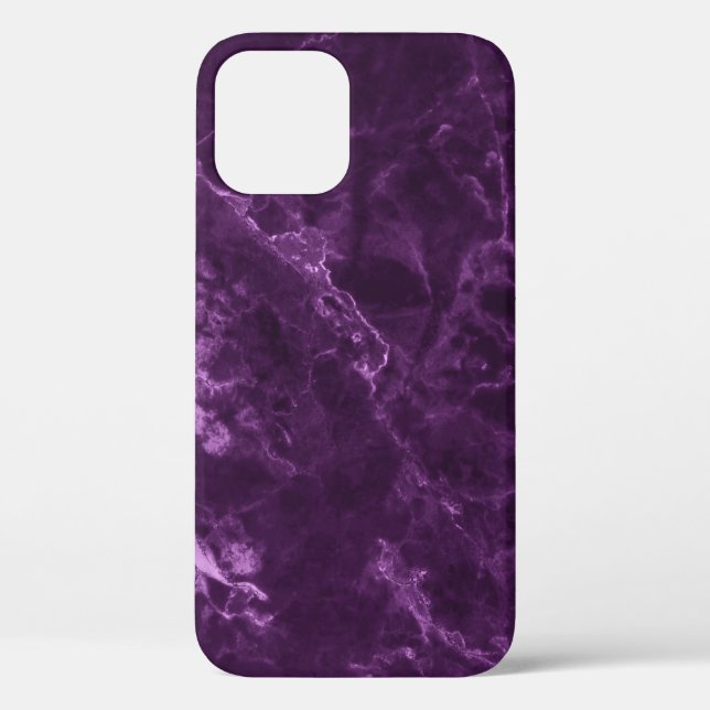 Dark purple marble: luxurious texture. Case-Mate iPhone case (Back)