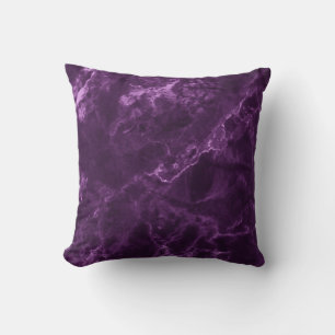 Dark purple marble: luxurious texture. cushion