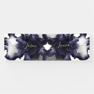 Dark Purple Minimalist Radiant Diaphanous  Modern  Banner