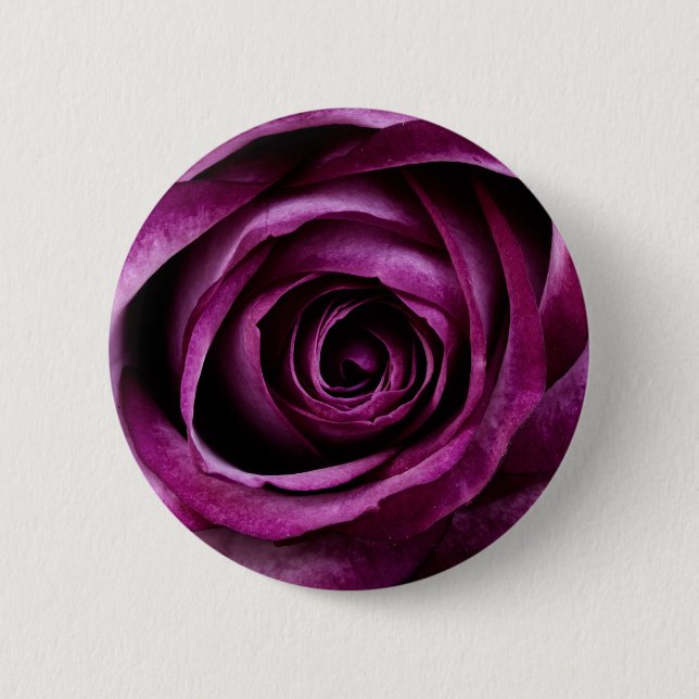 Dark Purple Rose Button (Front)