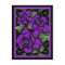 Dark Purple Roses Postcard