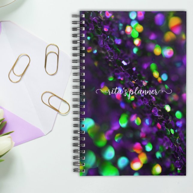 Dark Purple Sparkling Planner (Creator Uploaded)
