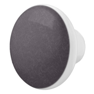 Dark purple textured surface swirling pattern ceramic knob