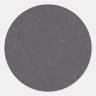 Dark purple textured surface swirling pattern classic round sticker
