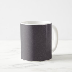 Dark purple textured surface swirling pattern coffee mug