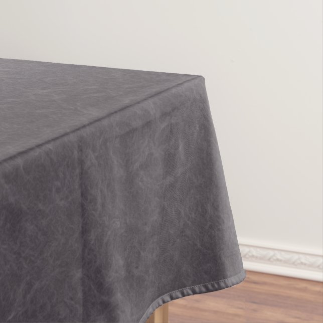 Dark purple textured surface swirling pattern tablecloth (In Situ)