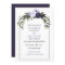 Dark Purple Violet Peonies Watercolor Weddings