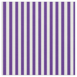 Dark Purple & White Stripes Fabric
