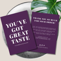 Dark purple you've got great taste thank you