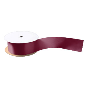 Dark Purplish Red Wine Pop Of Colour Satin Ribbon
