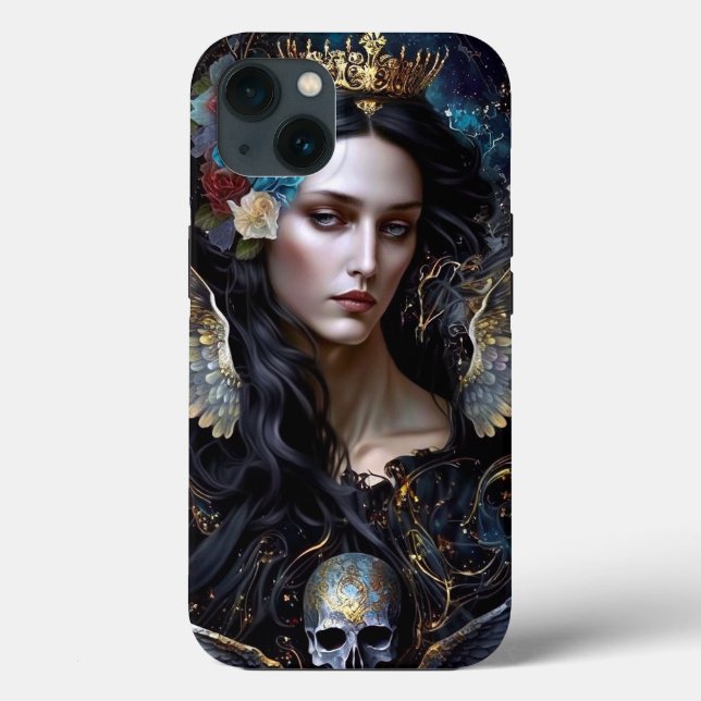 Dark Queen Angel Fantasy Art Case-Mate iPhone Case (Back)