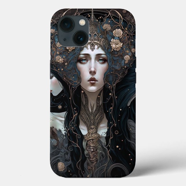 Dark Queen Fantasy Art Case-Mate iPhone Case (Back)