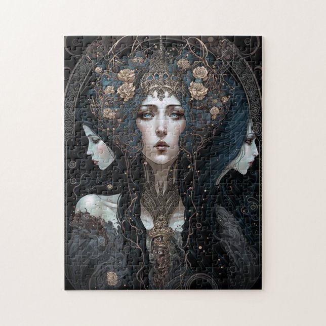 Dark Queen Fantasy Art Jigsaw Puzzle (Vertical)