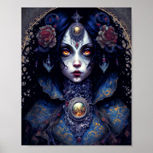 Dark Queen Fantasy Art Poster