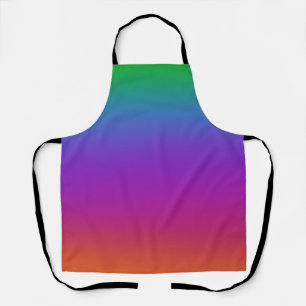 Dark Rainbow Colours Apron