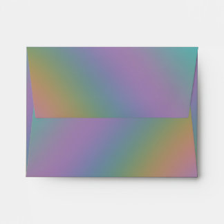Dark Rainbow Ombre Gradient Blur Abstract Design Envelope