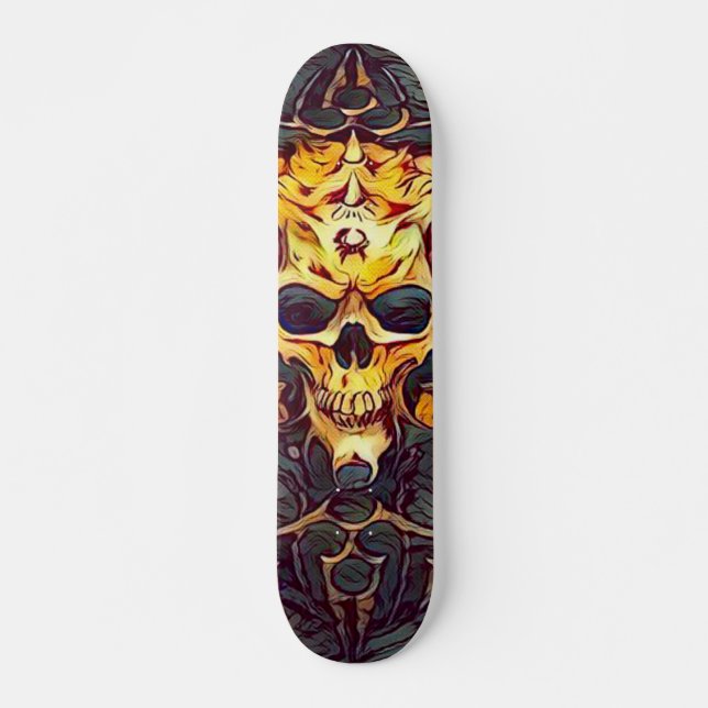 Dark Reaper Element Custom Pro Park Board Skateboard (Front)