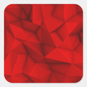 Dark Red Abstract Futuristic Cool Background Graph Square Sticker