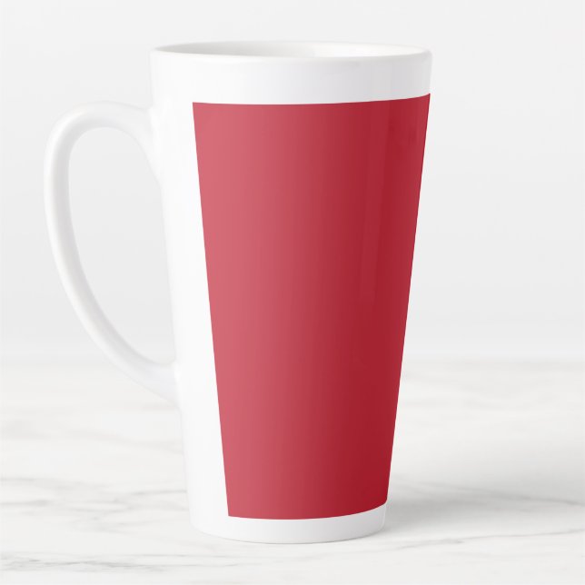 Dark Red Background  Latte Mug (Left)