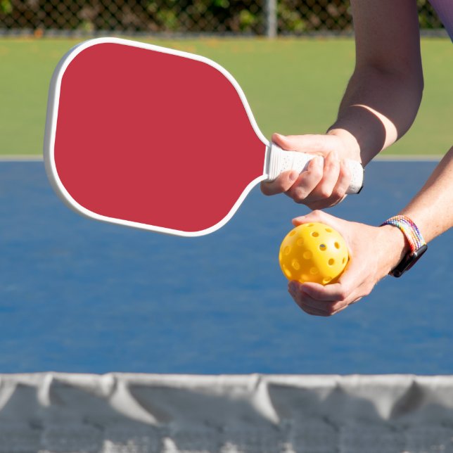 Dark Red Background  Pickleball Paddle (Insitu)