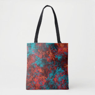 Dark red blue texture textured suede marble granit tote bag