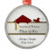 Dark Red Cap Graduation Ornament