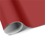 Dark Red Christmas Colour solid minimalist Wrapping Paper<br><div class="desc">Wrapping Paper featuring minimalist solid Dark Red colour with personalised Name / text - elegant gift wrapping for your loved ones.</div>