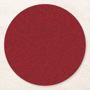 Dark Red Colour Elegant Blank Template Custom Round Paper Coaster