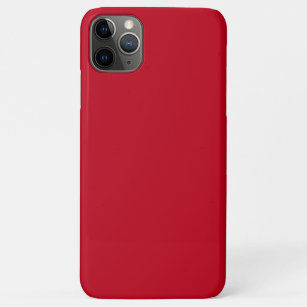 Dark Red Colour Plain Case-Mate iPhone Case