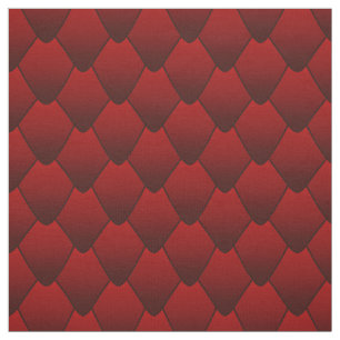Dark Red Dragon Scales Fabric