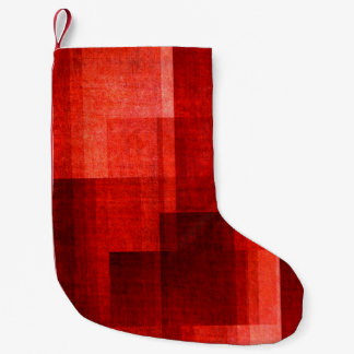 dark red geometric background - coloured textureab small christmas stocking