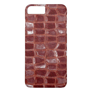 Dark red glass bricks abstract geometric pattern iPhone 8 plus/7 plus case