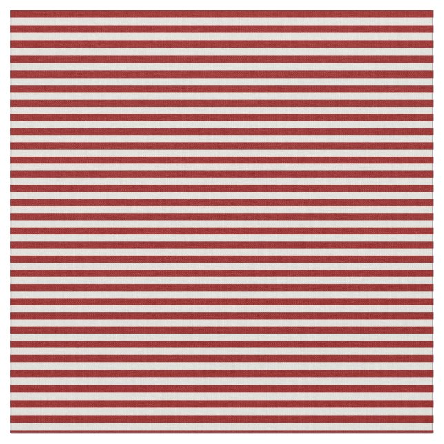 Dark Red & Light Cyan Coloured Lines Fabric (Close Up)