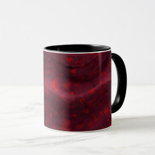 Dark Red Love Mug