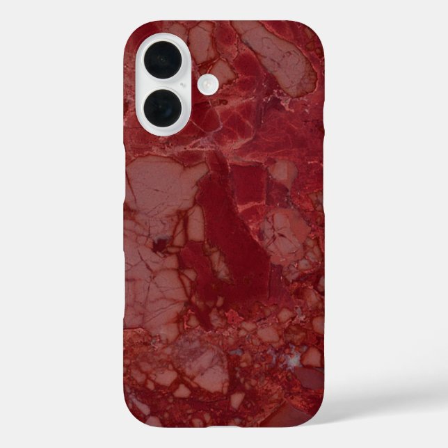 Dark Red Marble Case-Mate iPhone Case (Back)