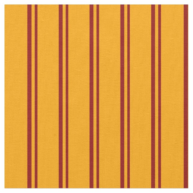 Dark Red & Orange Pattern Fabric (Close Up)