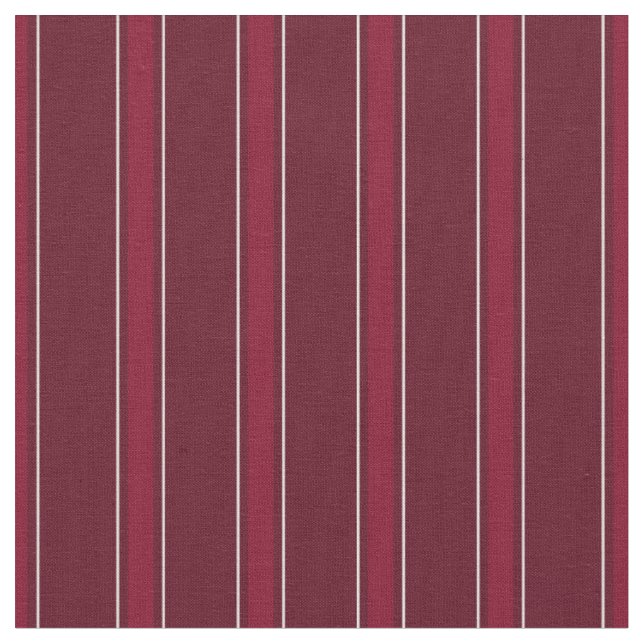 Dark Red & Red Stripes Fabric (Close Up)