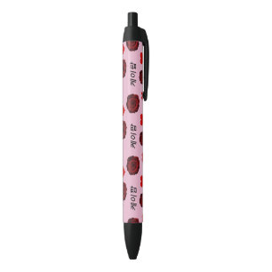 Dark Red Roses Hearts Sketch Kpop Style 케이팝 Girls Black Ink Pen