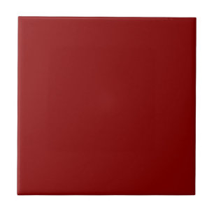 Dark Red Solid Colour Ceramic Tile