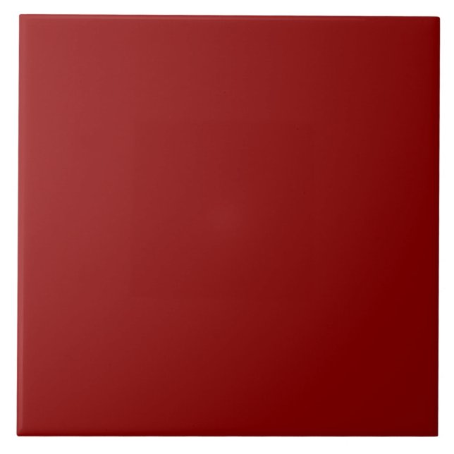 Dark Red solid colour Ceramic Tile (Front)