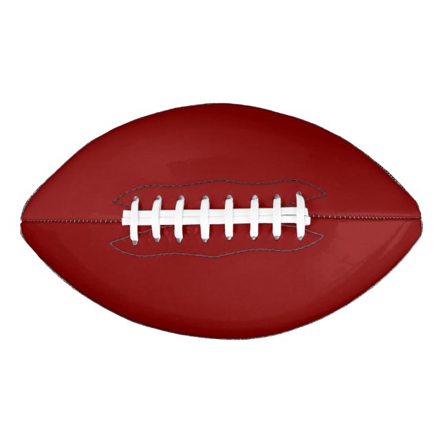 Dark Red Solid Colour Football (Front)